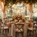 Linen Round Tablecloth 120-inch Natural