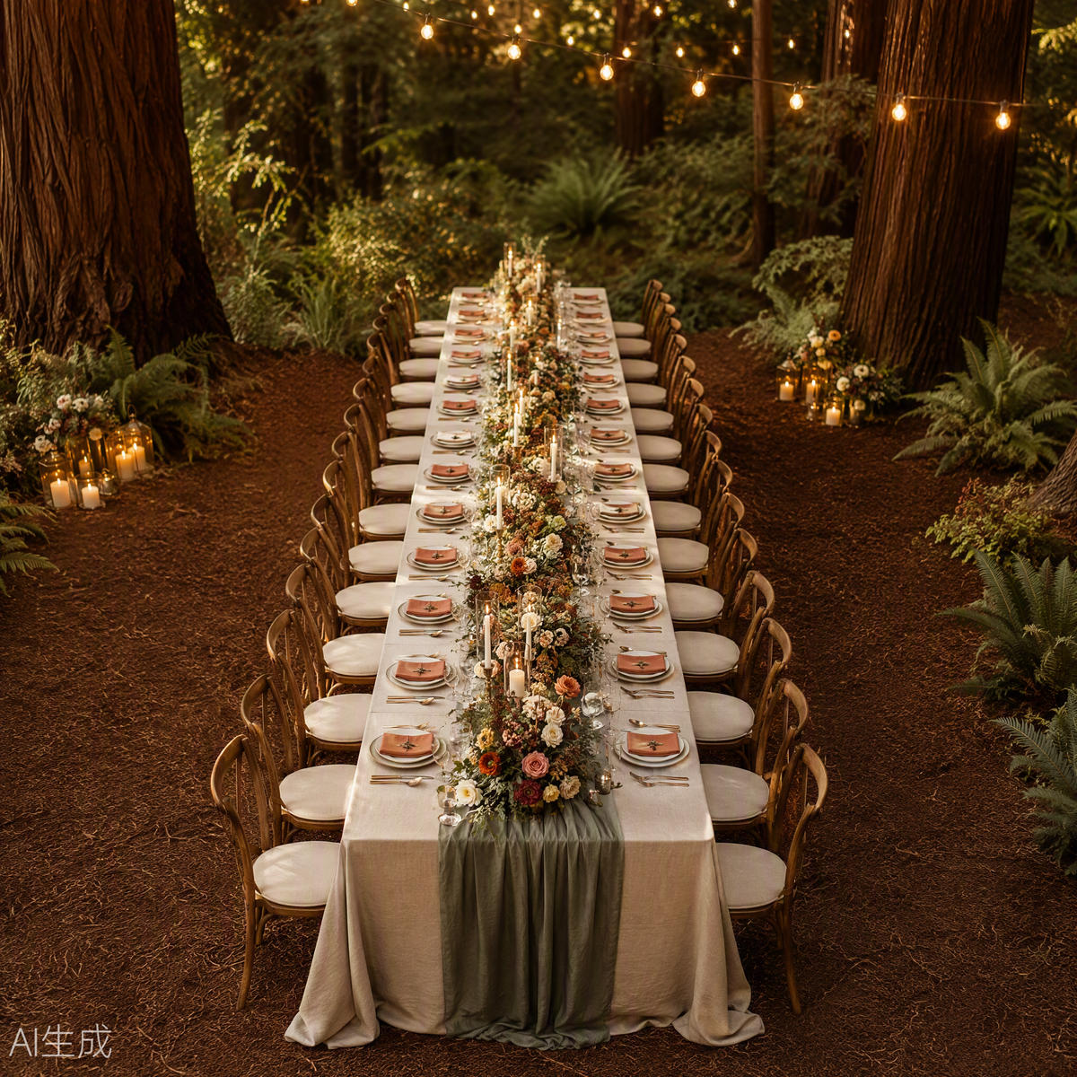 The Nestldown Celebration Luxury Tablescape Set for 24